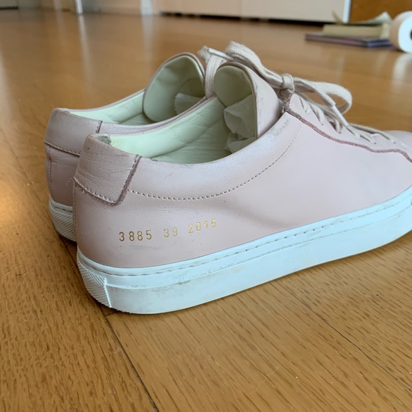 Common Projects Shoes - Pink Common Projects Original Achilles Sneakers